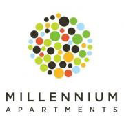 Millennium Apartments Logo Millennium Apartments logo in Bloomington, Indiana